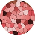 thumbnail image 1 of Ahgly Tapis Rond Lavable en Machine Intérieur Transitionnel Rouge, 7 Pieds Rond, 1 of 7