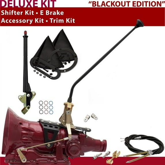 American Shifter FMX Shifter Kit Black 23 in. E Brake Cable Clevis Trim Kit for DC58A