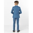thumbnail image 3 of ETHAN 3 Piece Boys Suit for Wedding Slim Fit Suit for Kids Formal Tuxedo Evening Prom Party Set Ivory 8 Years, 3 of 7