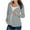Gray, variant on Stamzod Maternity Clothes Fall Long Sleeve Zip Up Hoodies Solid Color Pregnant Sweatshirt with Hood Casual Maternity Coat for Women Dark Blue M