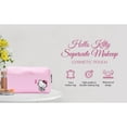 thumbnail image 3 of Impressions Vanity Hello Kitty Cosmetic Pouch, Waterproof Travel Makeup Bag Organizer (Pink Animal), 3 of 8