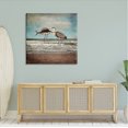thumbnail image 2 of Stupell Industries Quirky Surreal Fish Bird Animals Beach Shoreline Canvas Wall Art, 36 x 36, Design by Paula Belle Flores, 2 of 5