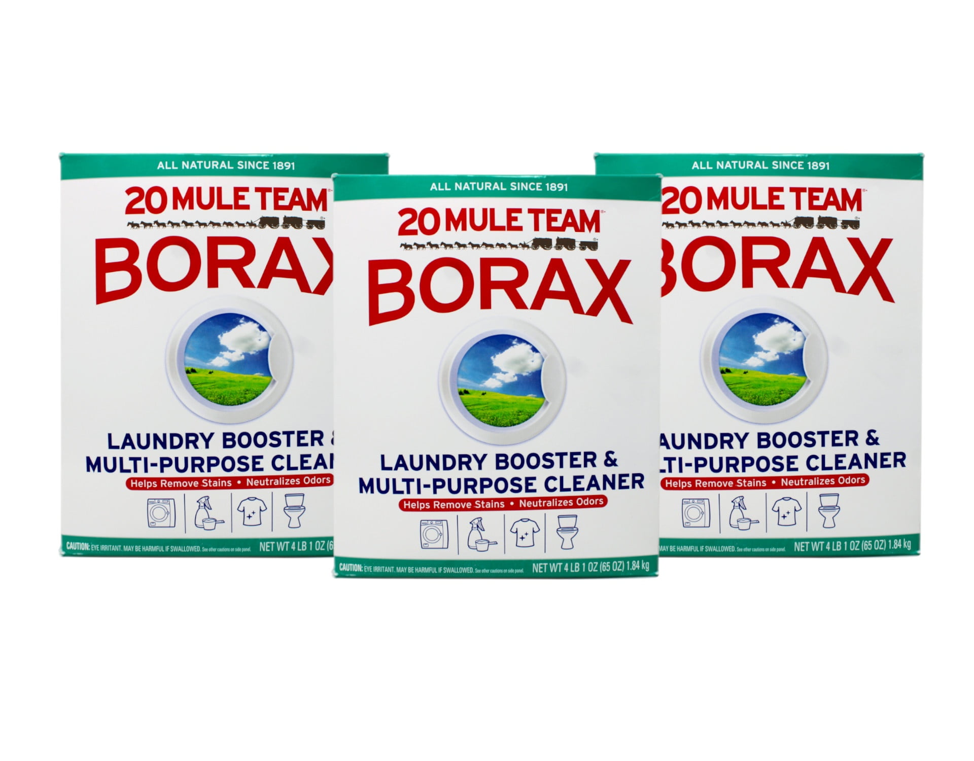 20 Mule Team Borax, Laundry & Household Cleaner, 65 Oz, 2 Pack - Walmart.com
