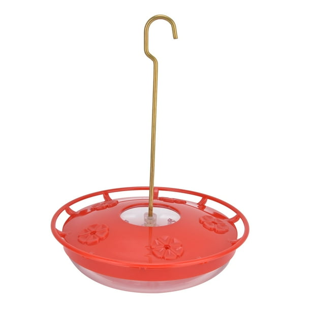 Comedero de agua para pájaros, comedero para pájaros en forma de patio, comedero transparente para colibríes, herramienta de alimentación para pájaros, construcción robusta