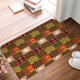 thumbnail image 4 of Alfombra de baño de franela con diseño de feliz Kwanzaa, para interiores y exteriores, para entrada, porche delantero de casa, 4 of 7