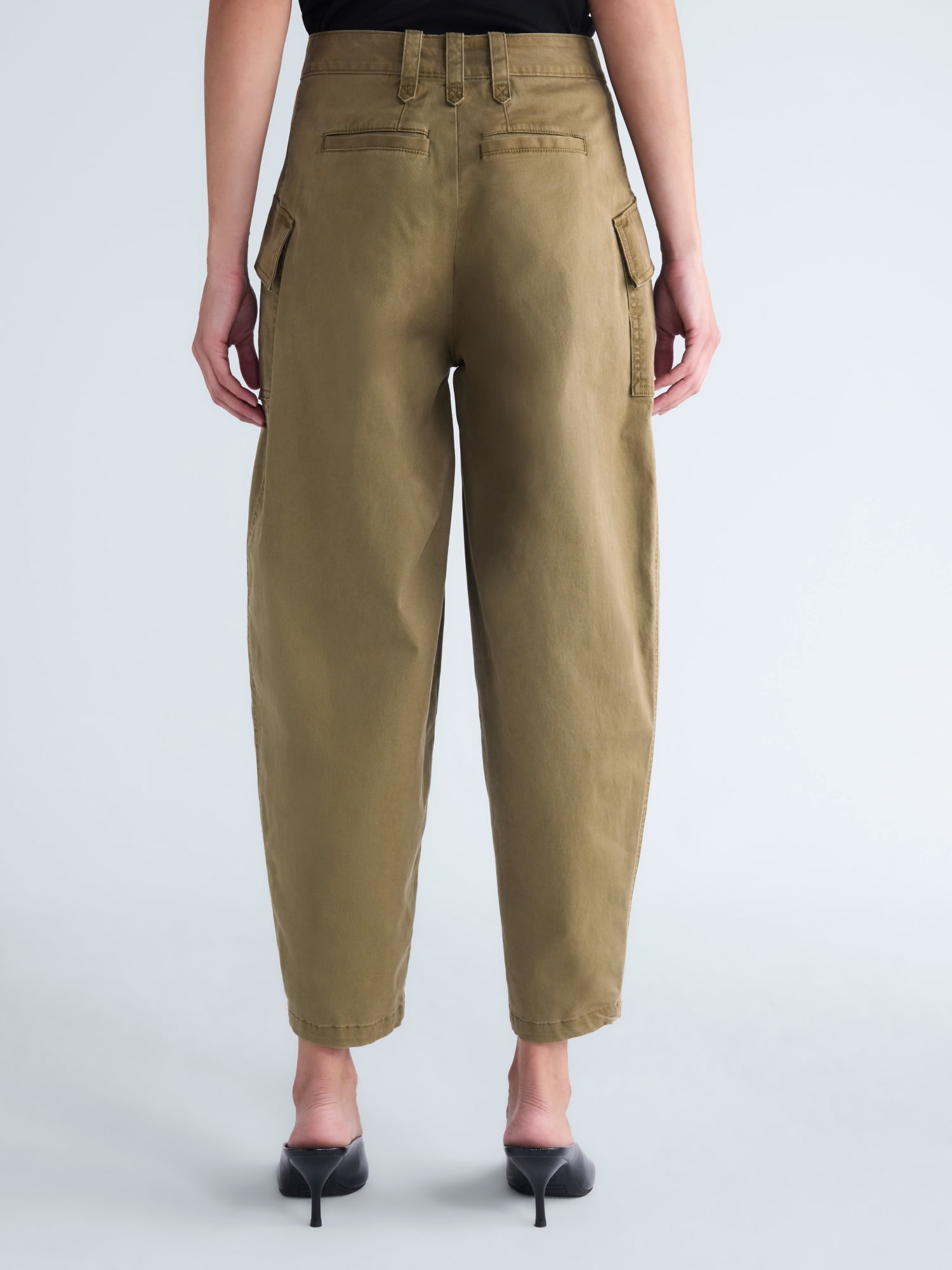 Scoop Women's and Women's Plus Tapered Cargo Trousers, 26'' Inseam, Sizes 0-28W