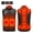 Black, variant on Lilgiuy Men and Women Heated Vest Winter Casual Heart Print Full Zipper Thermal Lightweight Waterproof Heated Jacket for Ourdoor Working