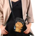 thumbnail image 4 of HELLHERO Cat Pattern Design Crossbody Sling Bag with Adjustable Strap Crossbody Sling Bags Unique Gift Polyester, 4 of 7