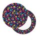 thumbnail image 2 of Disketp Skull rainbow color mushroom Funda Redonda para Taburete, Funda de Cojín para Silla de Bar Suave y Elástica-14 inch, 2 of 7