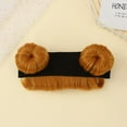 thumbnail image 3 of Hair Accessories Set Gold Bun Headbands with Soft Knit Headwraps for Girls Hair Bands for Photo and Daily Wear, 3 of 3