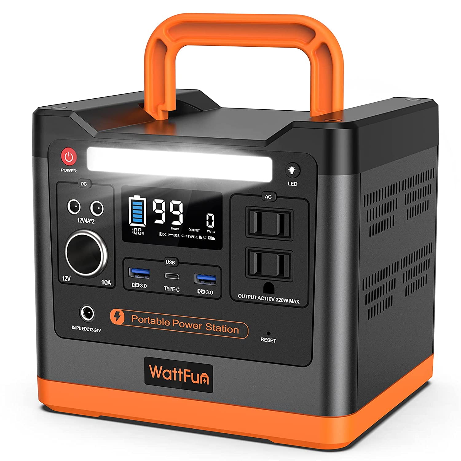 【新品】WattFun ポータブルバッテリー　96,000mAh/298Wh