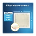 thumbnail image 3 of Filtrete 14x14x1 HVAC Furnace Air Filter, MPR 800 MERV 10, Micro Particle Reduction, 2 Filters, 3 of 11