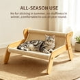thumbnail image 3 of Cat Scratch Couch Bed Pet Supplies, Non‑Slip Extra Large Wood Sisal Cat Scratcher Lounger Chair, Durable Cat Scratching Pad Furniture Protector for Large Indoor Cats, 3 of 11