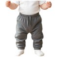 thumbnail image 3 of NOEGOEU Boys Sweatpants Soft Drawstring Joggers with Elastic Waist Pockets Relaxed Tapered Design (Grey,11-12 Years), 3 of 6