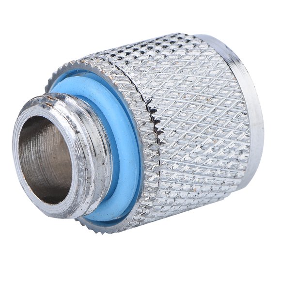 G1 4 C pour Omppression Raccord G1 4 Tube Souple 8X11 Métal Argenté 2 Pcs G1 4 2 Points Tube Souple C pour Omppression Raccord Refroidissement par Eau pour Système de Refroidissement par Eau