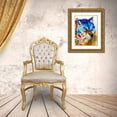 thumbnail image 3 of Art by Leslie Franklin 19x24 Gold Ornate Wood Framed with Double Matting Museum Art Print Titled - Shades of Grey, 3 of 4