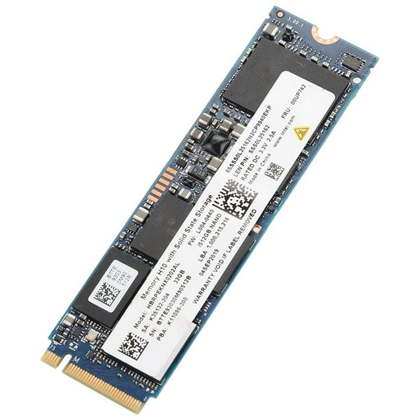 Ccdes M.2 Mémoire PCIe, pour Mémoire Optane d'Intel H10 avec le Stockage d'État Solide SSD M.2 2280 PCIe 3.0 3D XPoint, H10