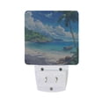 thumbnail image 2 of Boat on Sea and Beach Night Light 2 Pack LED Nightlight Plug into Wall Dusk to Dawn Sensor Soft White, 2 of 7