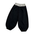thumbnail image 2 of Fesfesfes Kids Sweatpants Pants Lantern Pants For Toddler Infant Baby Boys and Girls Pants Casual Drawstring Tie Waist Pants, 2 of 4