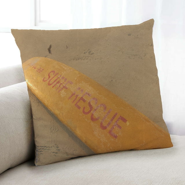 Ahgly Company Coussin de Sport Surf Intérieur, 18 Pouces par 18 Pouces