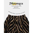 thumbnail image 6 of Moomaya Women's Chiffon Maxi Skirt with Lining - 40" Long Printed Skirt for Beach, Summer Outfits, High Waist Flowy Skirt, 6 of 7