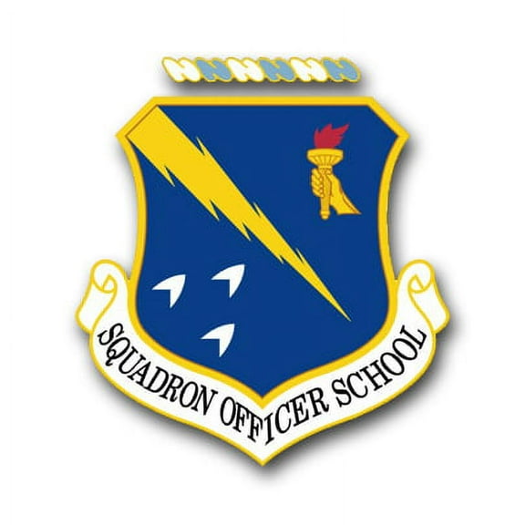 3.8 Inch Air Force Squadron Officer School Vinyl Transfer Decal