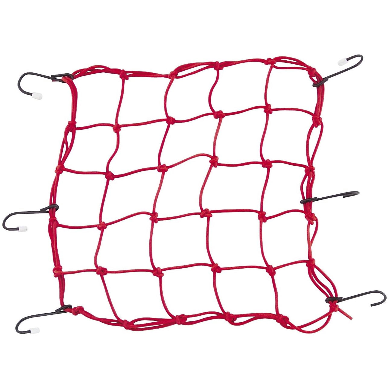 Emgo 15" x 15" Bungee Stretchy Cargo Net Red (7860501)