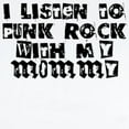 thumbnail image 2 of CafePress - Punk Rock With My Mommy Body Suit - Long Sleeve Cotton Baby Bodysuit, 2 of 4