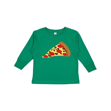 

Inktastic Pizza Slice Gift Toddler Boy or Toddler Girl Long Sleeve T-Shirt