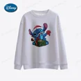 thumbnail image 4 of Sudadera con capucha de Mickey Mouse y Minnie Mouse de Disney en 3D, linda y kawaii, para mujer, cuello redondo, manga larga, suéter navideño coreano para mujer, Y2K, 4 of 5