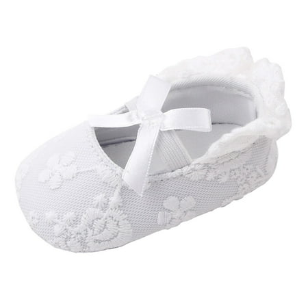 

JDEFEG Toddler Boys Boots Toddle Footwear Dress Bow Princess Shoes Flower Embroidered Lace Toddler Shoes Baby Girl Fringed Boots Mesh White 13