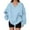 A08 Sky Blue, variant on LEKDFST Women Off the Shoulder Sweatshirt Oversized Trendy Fall Tops Y2k Comfy Long Sleeve Pullover Grey L