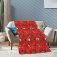 thumbnail image 4 of XMXT Flannel Warm Throw Blanket, Christmas Tree Bear Bells Bedroom Decor Blankets for Bed Couch Living Room, 50 x 70 inches, 4 of 9