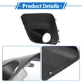 thumbnail image 4 of Cubierta de luz de niebla para parachoques delantero inferior, inserciones de luz de niebla No.57731SJ050 para Subaru Forester 2019-2021, ABS negro, 1 Pc frontal izquierdo, 4 of 6