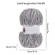 thumbnail image 3 of Estambre de hilo de visón falso gris | Tejido de algodón suave y hilo de ganchillo 67 yardas | Textura gruesa parecida a la lana para sombreros mantas Manualidades | Duradero, fácil de trabajar, 100g, 3 of 6