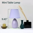 thumbnail image 3 of Simple Designs Mini Egg Oval Ceramic Table Lamp, 3 of 3