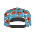 thumbnail image 4 of Fotbe Cartoon Watermelon Flat Bill Visor Cap Classic Snapback Hat Polyester Foam Trucker Hat Trucker Cap Adjustable Baseball Cap, 4 of 9