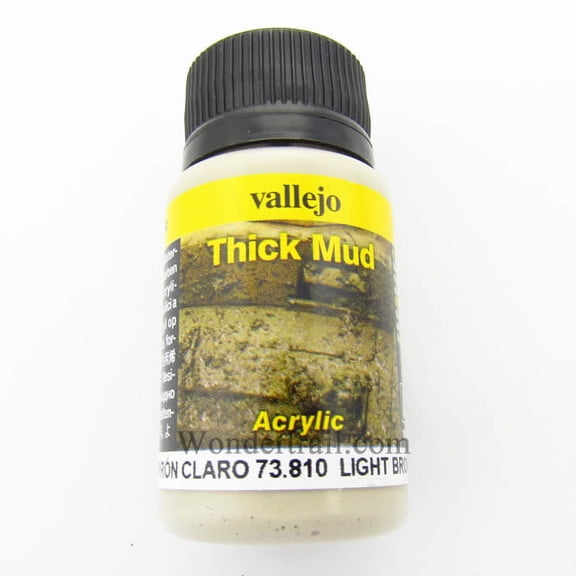 Light Brown Thick Mud 40ml Bottle Acrylic Weathering Effects Vallejo