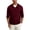 Red Plum, variant on CLUBROOM Mens Brown Lightweight, Long Sleeve V Neck Pullover Sweater S
