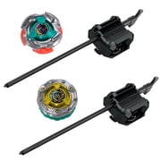 Beyblade X Sneak Attack Battle Set with Beystadium, 2 Tops, 2 Launchers, Yellow and Green, Ages 8 and up