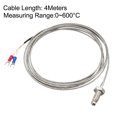thumbnail image 3 of Sonda de Temperatura Tipo K Tipo Termopar Cable de 4 Metros, 3 of 3