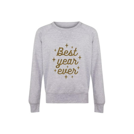 Best Year Ever Sparkle  - New Years Eve Youth Girls Slouchy