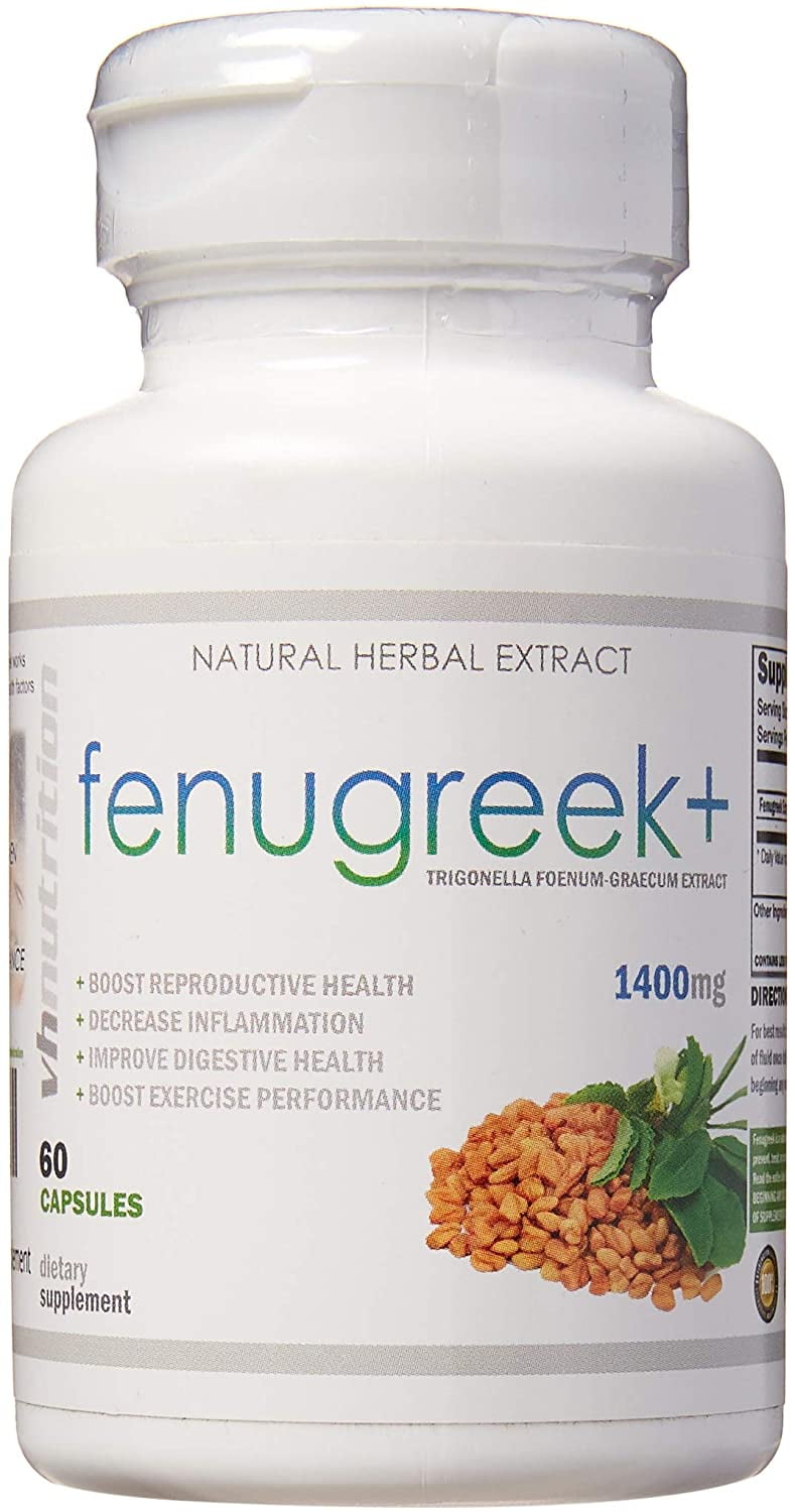 Fenugreek Plus 1400mg Capsules Breastfeeding Supplement Herbal