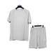 thumbnail image 4 of Conjunto de Lavado Corporal de Hombres 2-En-1 Running & Fitness Outfit, Pantalones Cortos de Ajuste Apretado con Manga Corta, Calcetines de Carrera de Hombres, 4 of 9