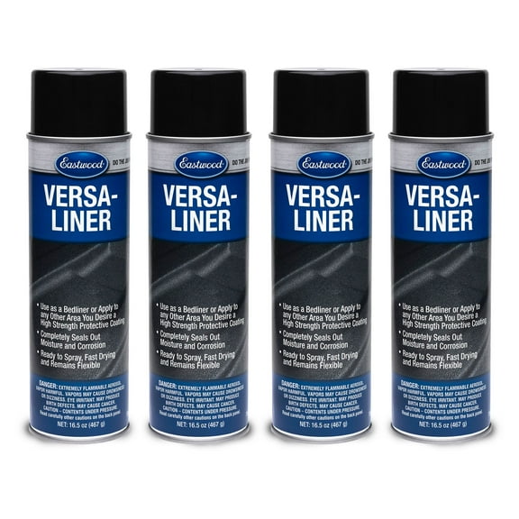 Eastwood Versa-Liner Aerosol Spray On Bedliner 4 Pack