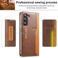 thumbnail image 5 of SaniMore for Samsung Galaxy S23 6.1" Case Magnetic Flip Wallet, [RFID Blocking] Card Holder Premium PU Leather Cover with Kickstand Shockproof Protective Shell for Samsung S23, Brown, 5 of 8