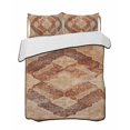 thumbnail image 2 of Beige Boho Twin Size Down Alternative Comforter, Lightweight Comforter Quilt Bedding Set with Pillow Shams Ethnic Modern Geometric Abstract Art Western All Seasons Bed Comforter Duvet Insert 68"x86", 2 of 7