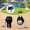thumbnail image 2 of HUGFEGWE Accessoires pour Parasol de Patio, Pièces de Rechange pour Parasol d'Extérieur Support Robuste Pièces Parasol Remplacer pour Patio Cour CA919-76138, 2 of 7