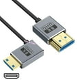 thumbnail image 2 of FOR Ultra High Speed Right Angle 8K Mini HD to HDMI-compatible Cable Line 90 Degree Elbow HDMI-compatible to Mini HD Wire Cord 2.1, 2 of 2