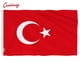 thumbnail image 1 of Bandera de Turquía de 90X150 cm, banderas nacionales colgantes, decoración del hogar turco, 1 of 4